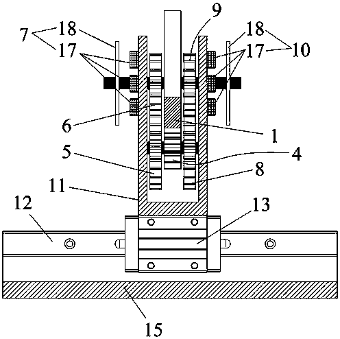 Displacement conversion device, displacement decomposition device and energy dissipation device for building seismic mitigation and absorption