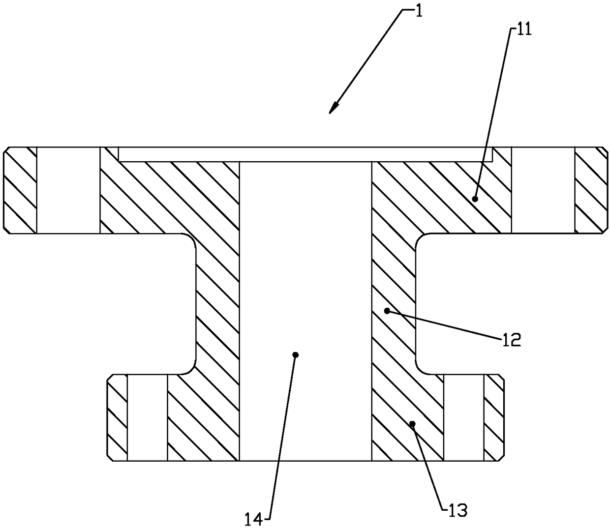 Executive mode converting support applied to valve, and executor mounting mechanism