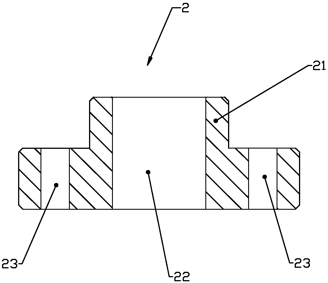 Executive mode converting support applied to valve, and executor mounting mechanism