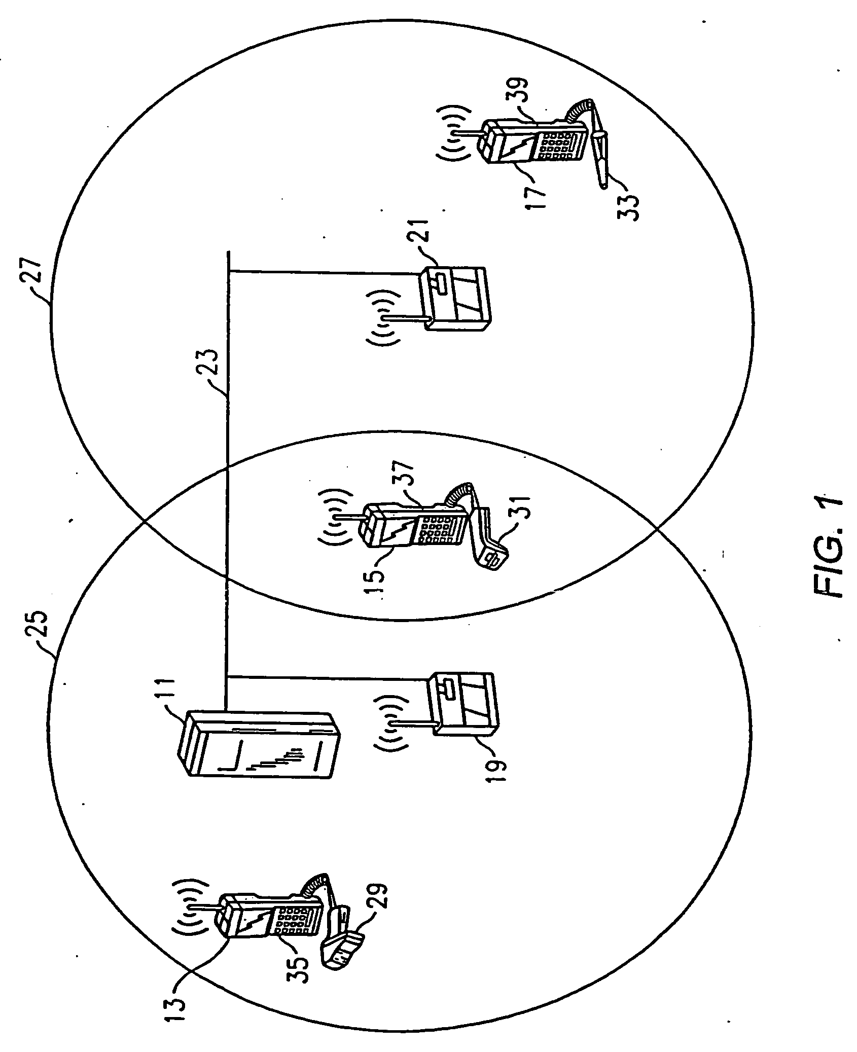 Redundant radio frequency network having a roaming terminal communication protocol