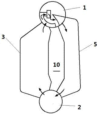 Steam generator with current stabilizers