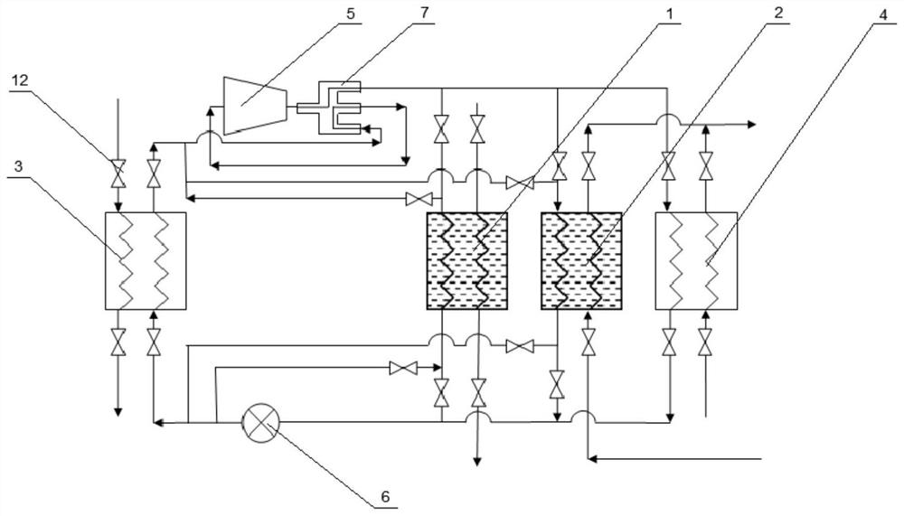 A heat storage and cold storage system