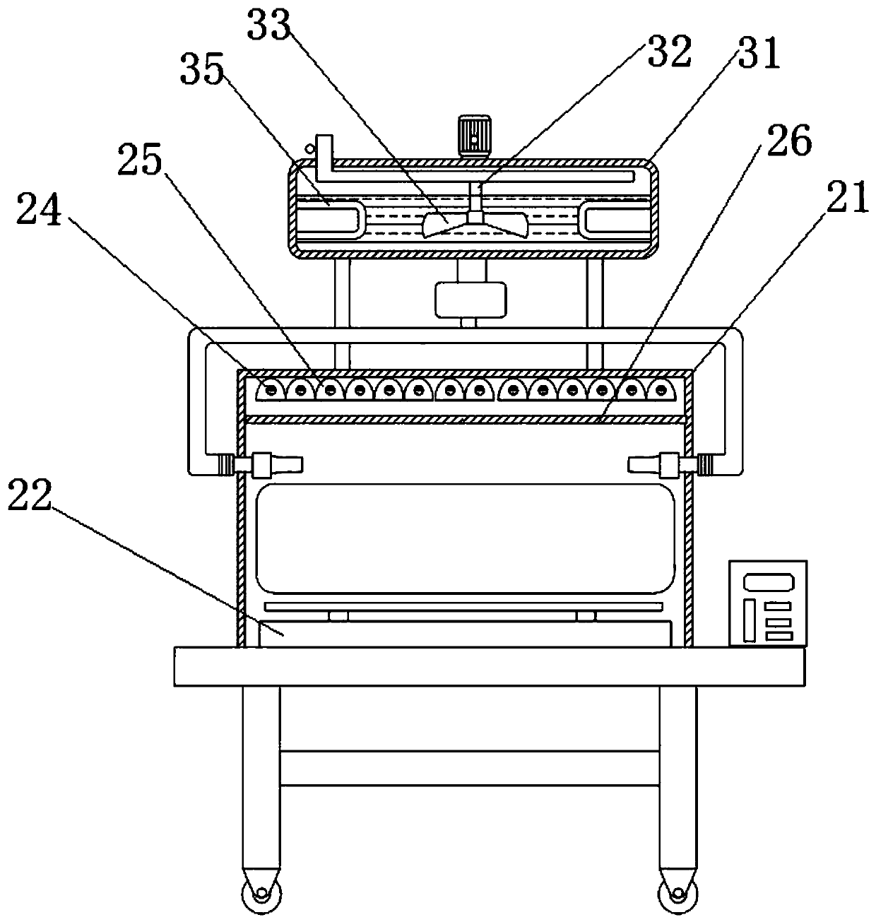 Immunization device for large-scale chicken farm