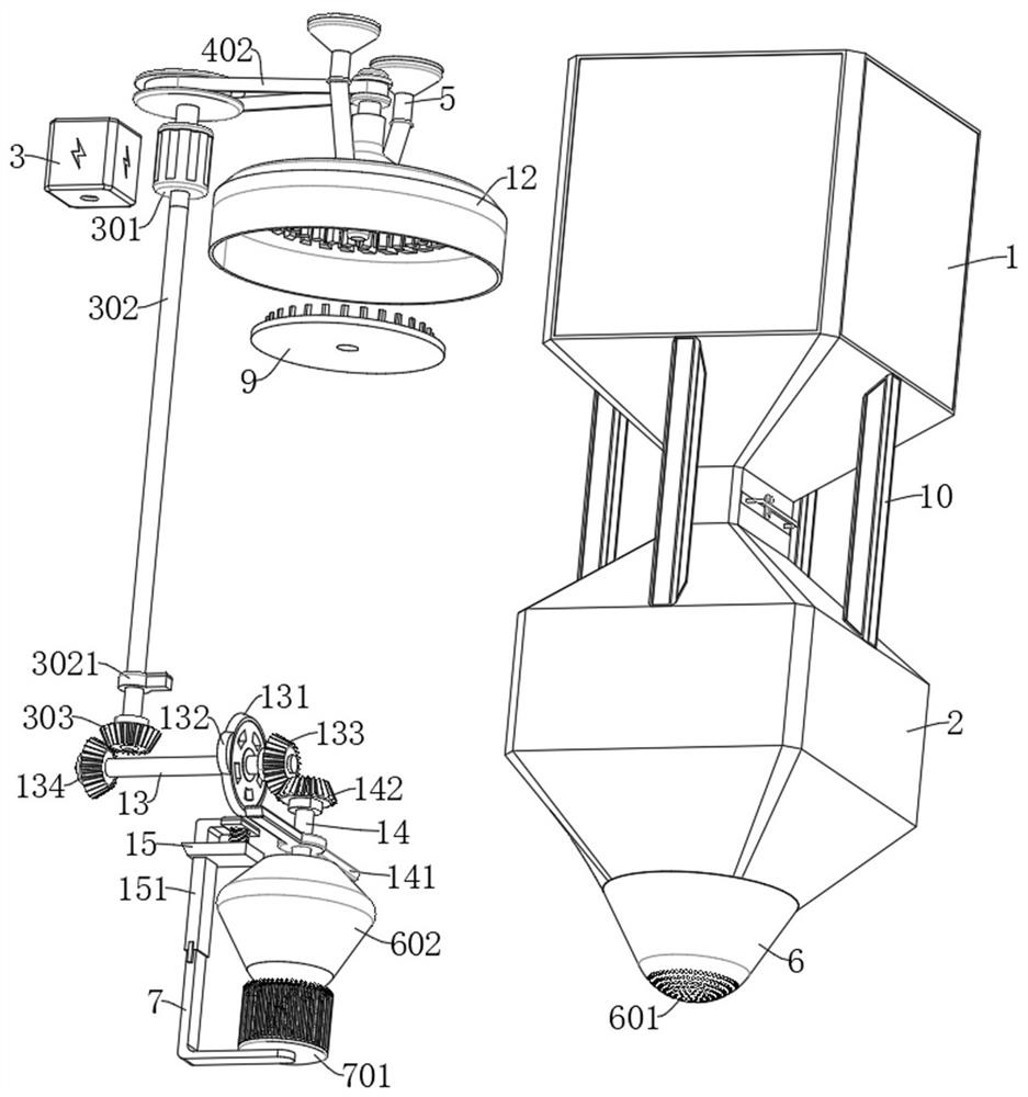 Grinding device for suspension production and grinding method thereof