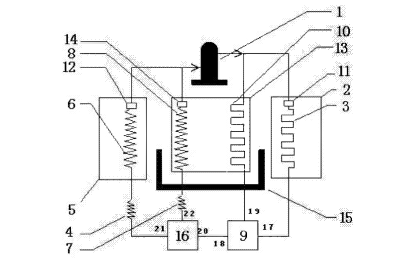 Three-source recovery heat pump hot water machine