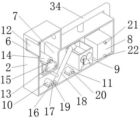 Movable building waste crushing device