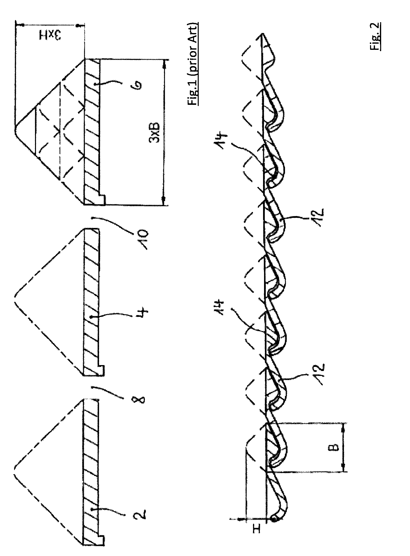 Method and device for cooling a layer of bulk material on a conveyor grate