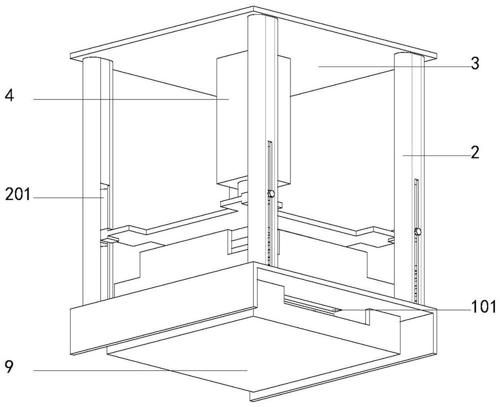 High-precision stamping equipment for lower rail of sliding rail