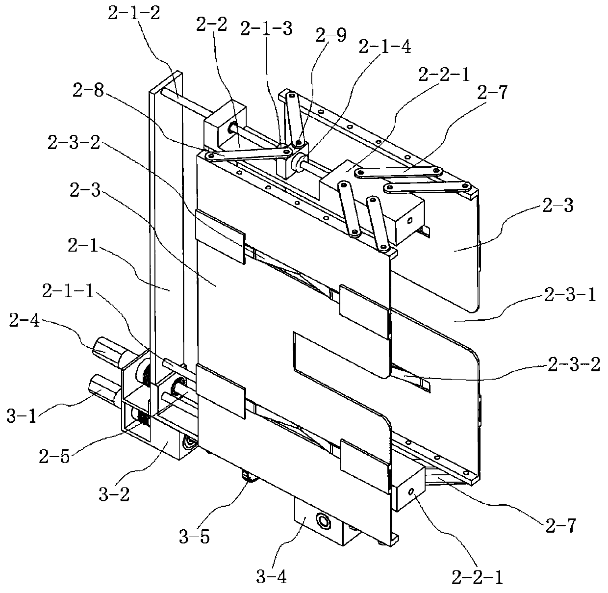 Book box opening and closing avoiding type intelligent book taking bookshelf and control method thereof