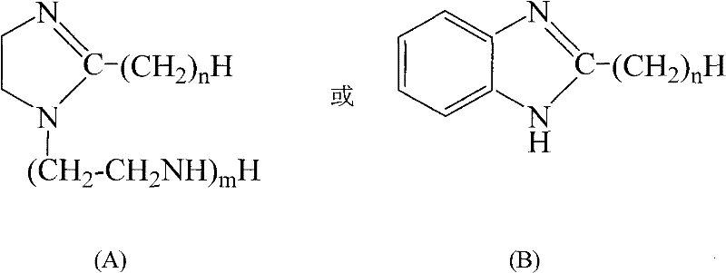 Doped all organic corrosion inhibitor for steel bar in concrete