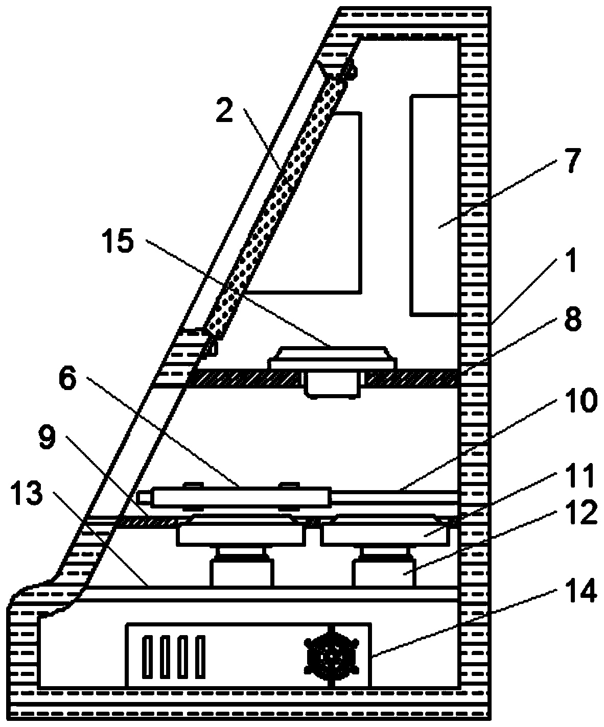 Visitor intelligent management equipment, management system thereof and working method of management system