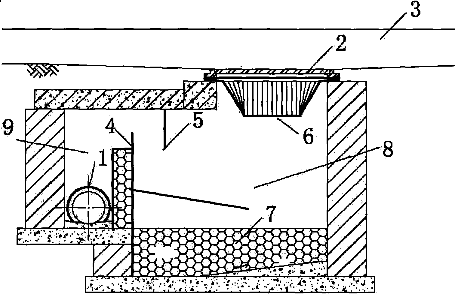 Environment-friendly type roads rain inlet