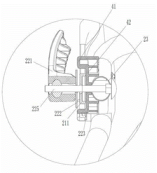 Push rod mechanism for garden tools