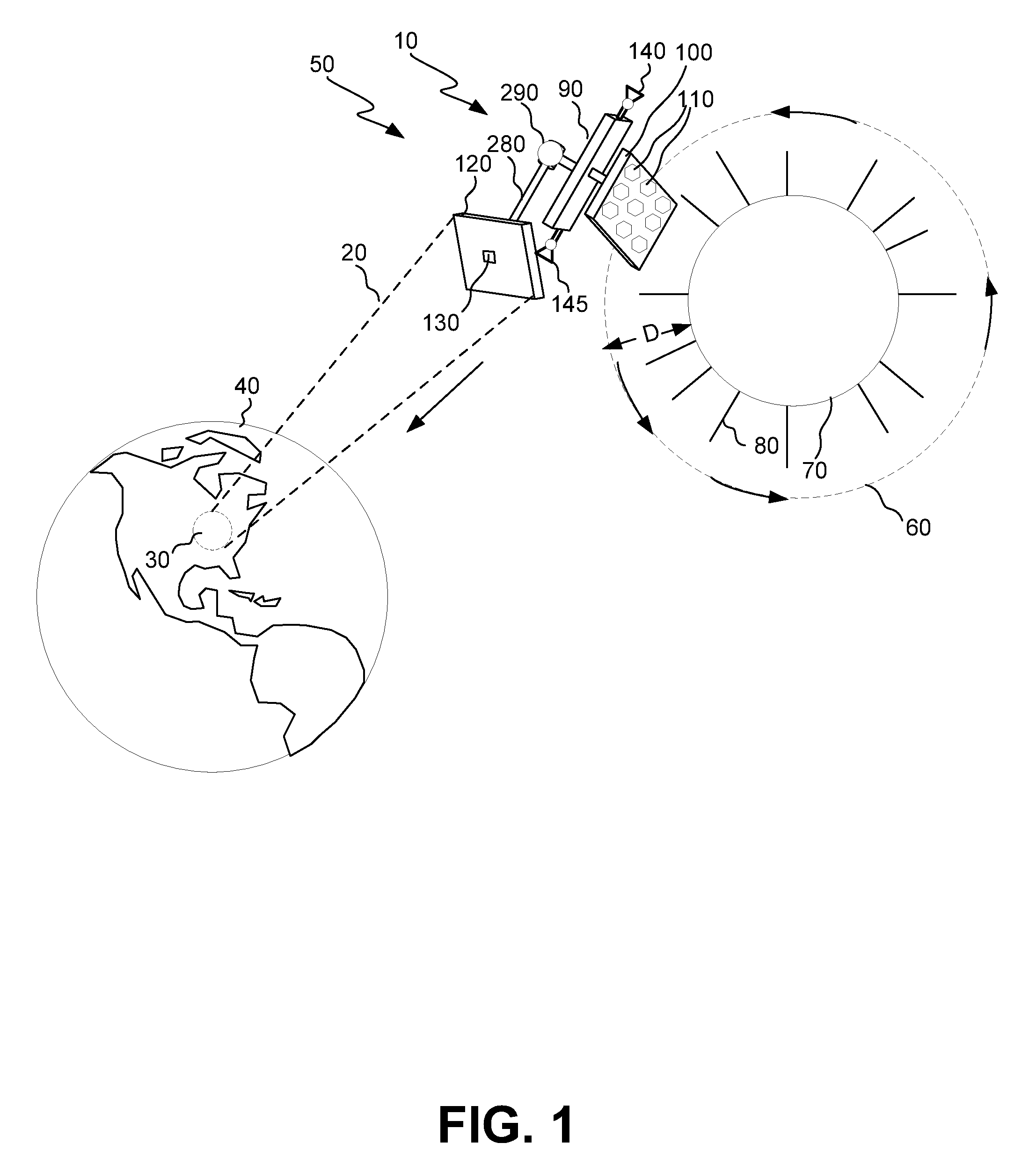 Solar power satellite system for transmitting microwave energy to the earth and method of arranging a solar power satellite system about the sun for same