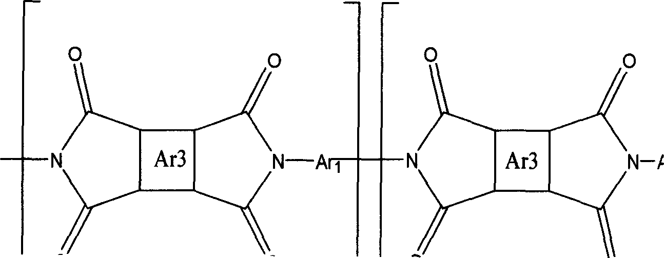 Process for preparing water base developing photosensitive polyimide material