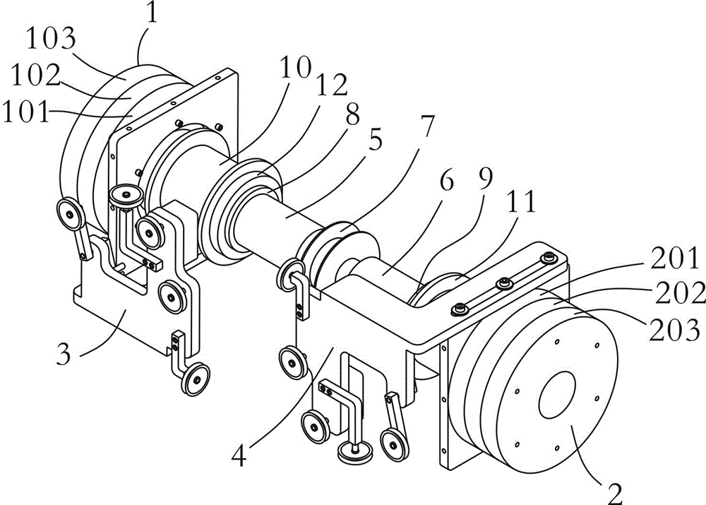 Rotary circling mechanism