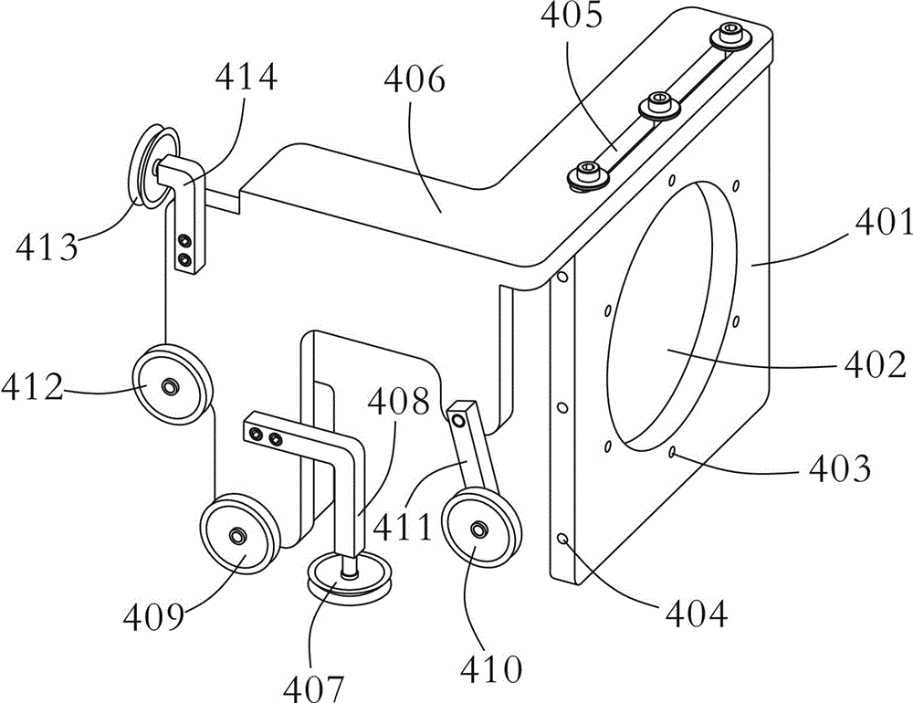 Rotary circling mechanism