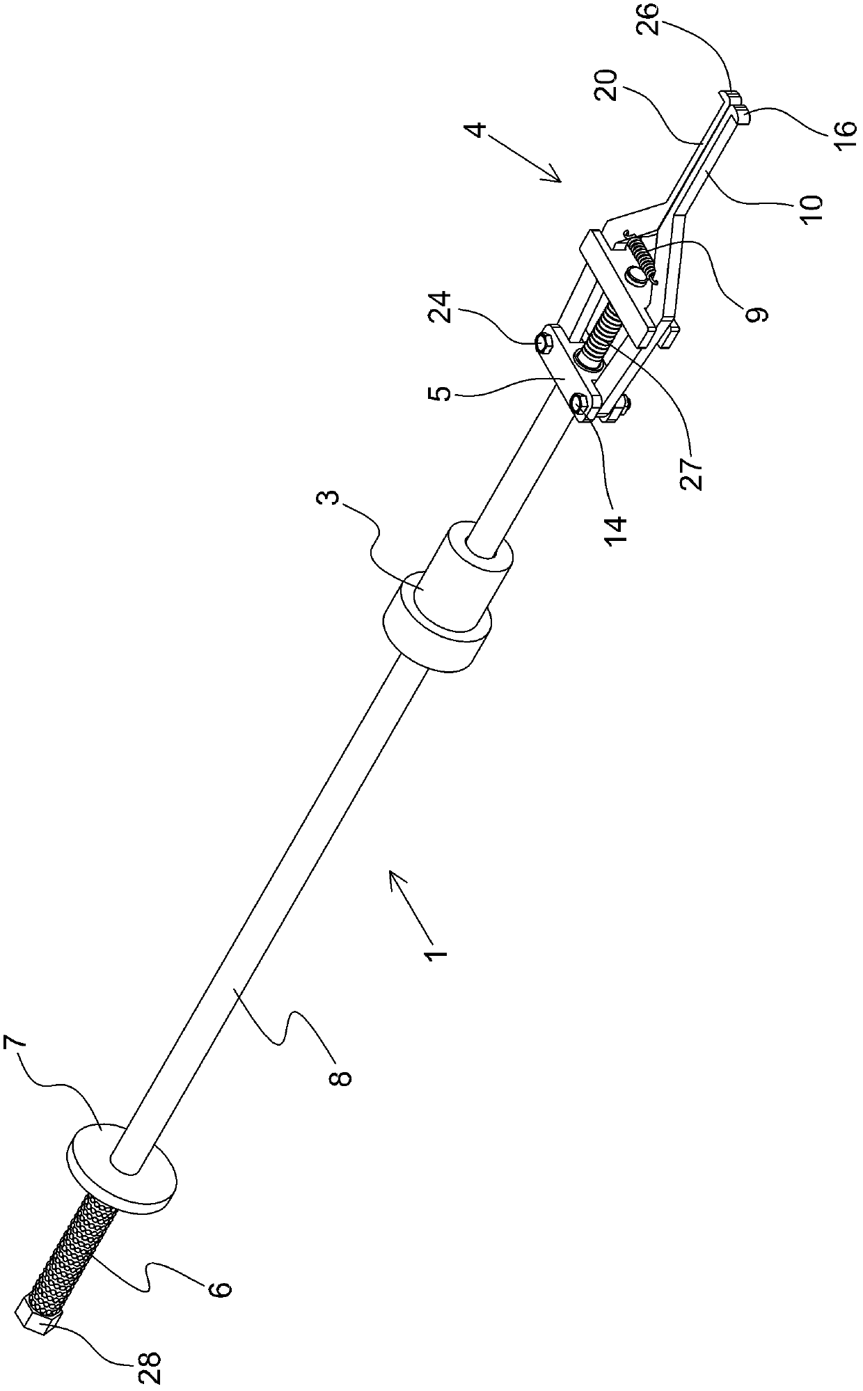 Impact adjustable internal puller