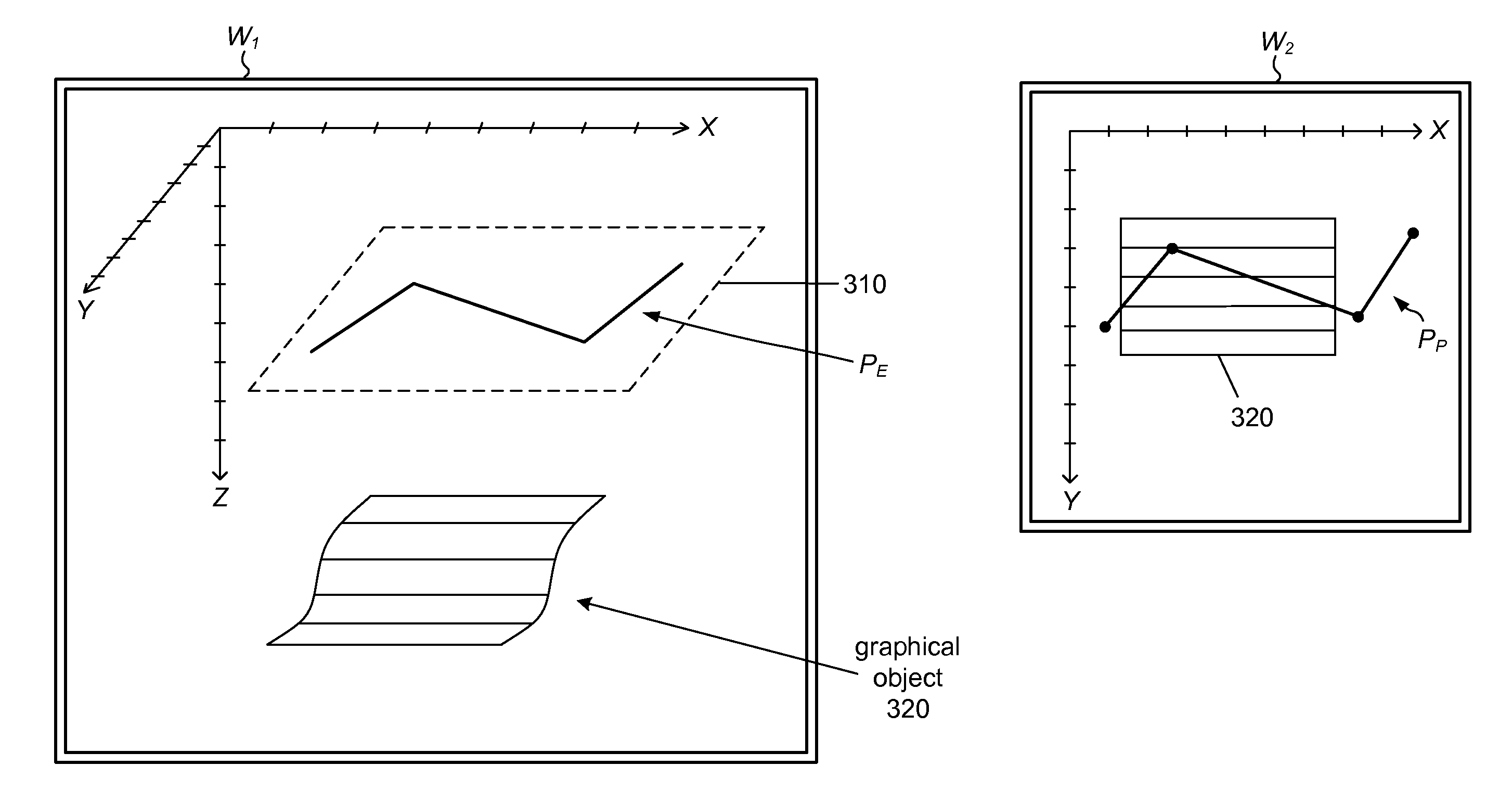 Drawing graphical objects in a 3D subsurface environment