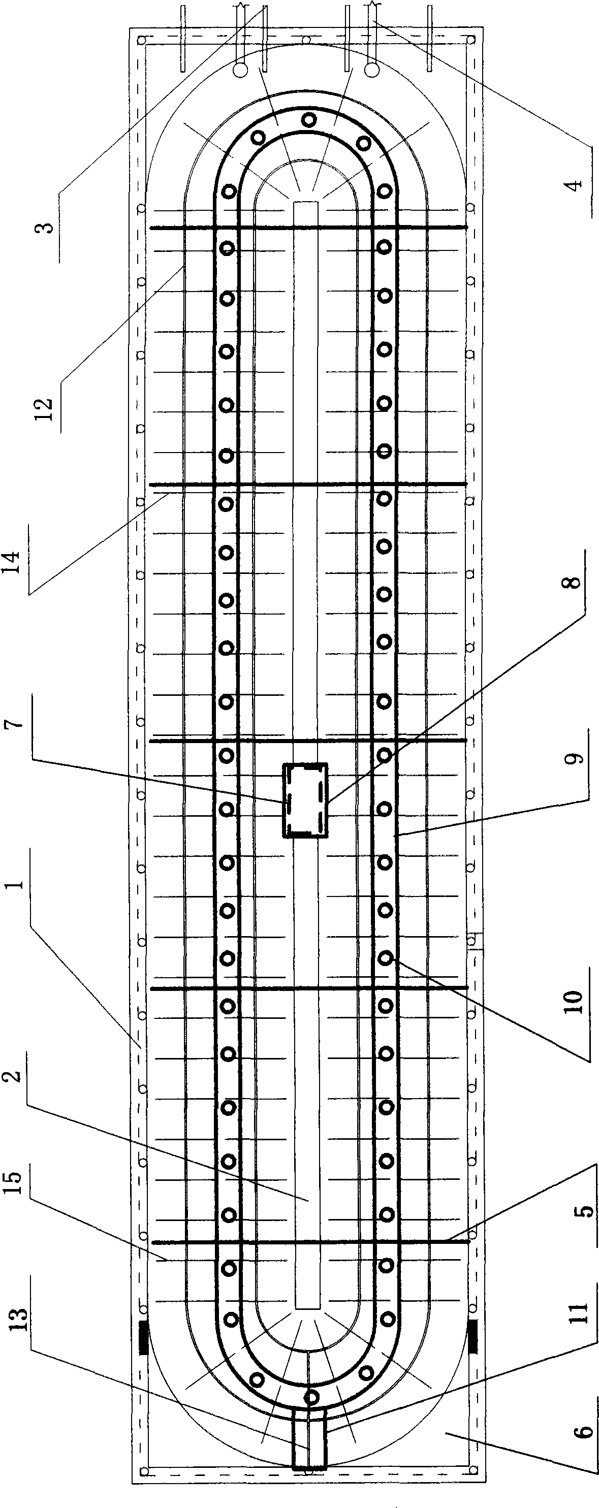 Aeration type photobioreactor and method of use thereof