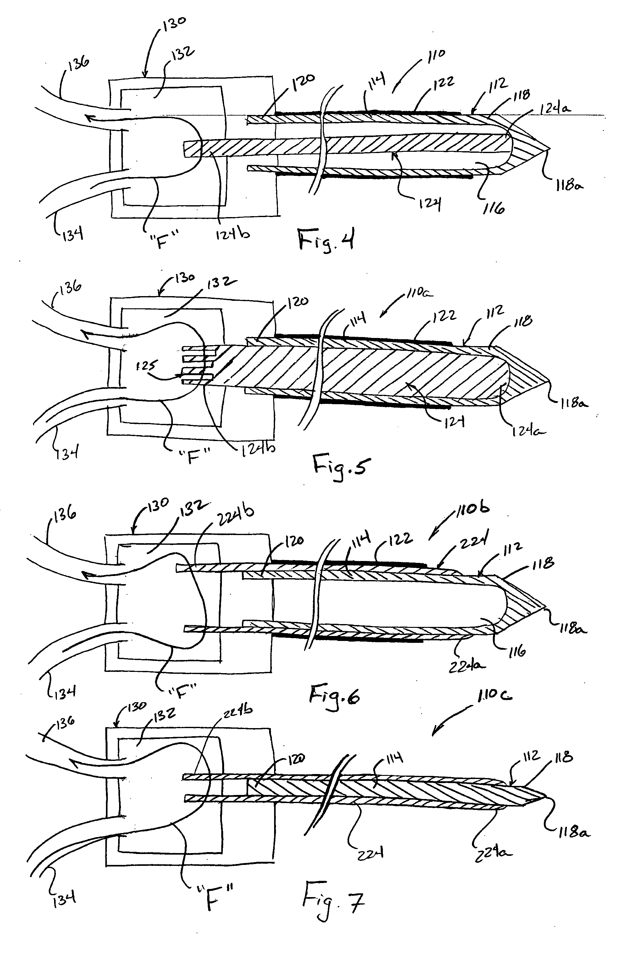 Cooled RF ablation needle