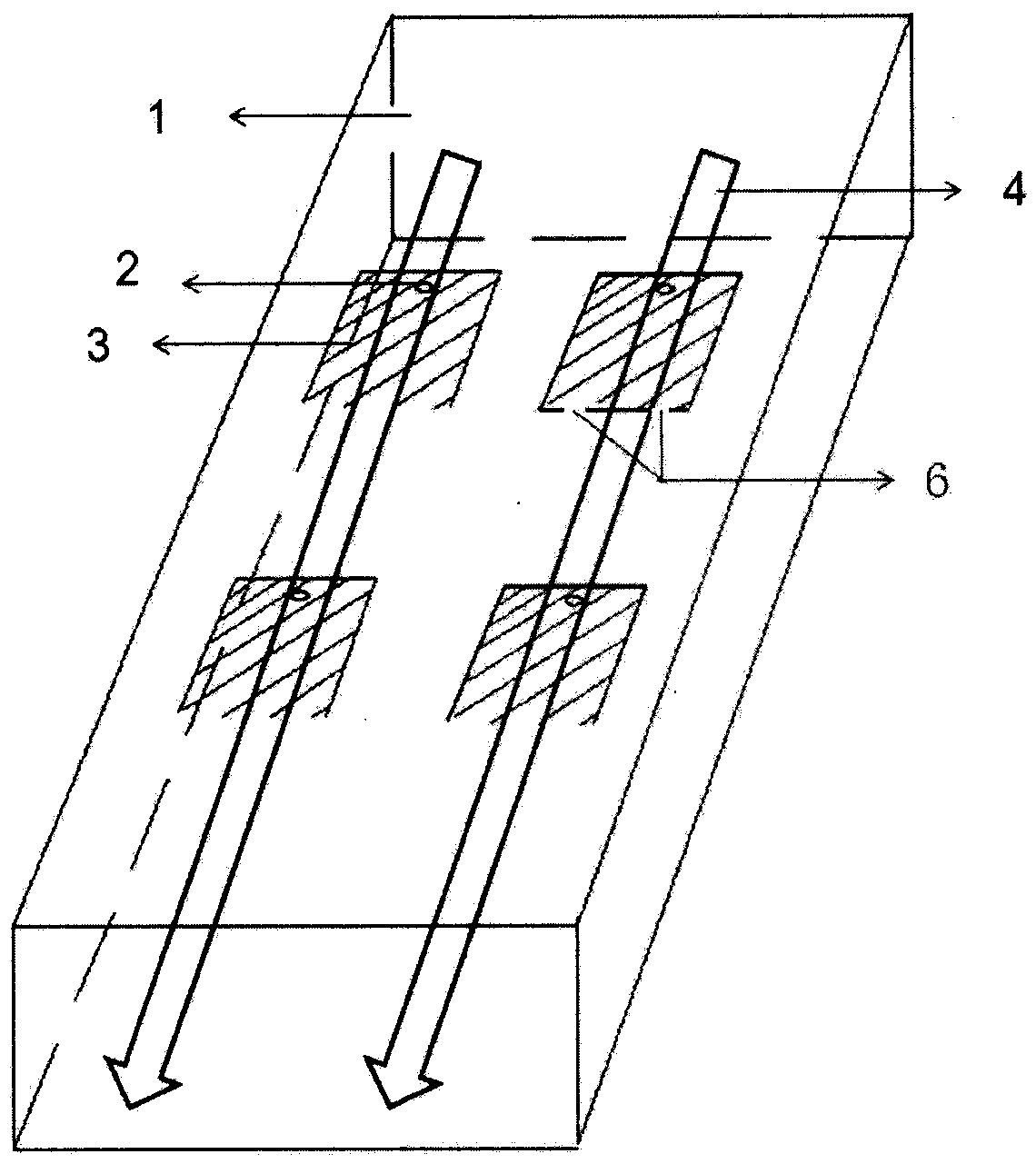 Cold air flow channel distribution structure in cabinet engine room