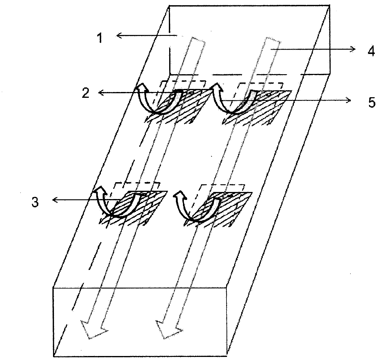 Cold air flow channel distribution structure in cabinet engine room