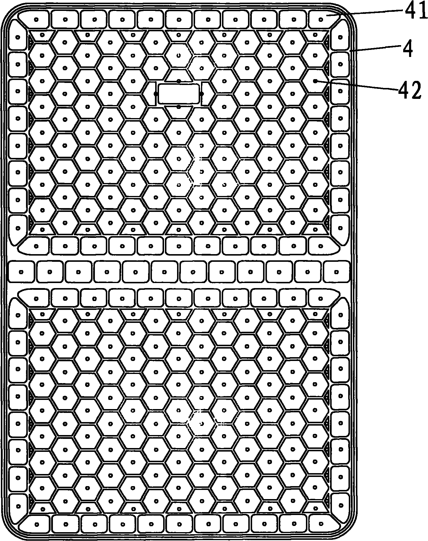 Manufacturing process of airbag type vibration isolating pad