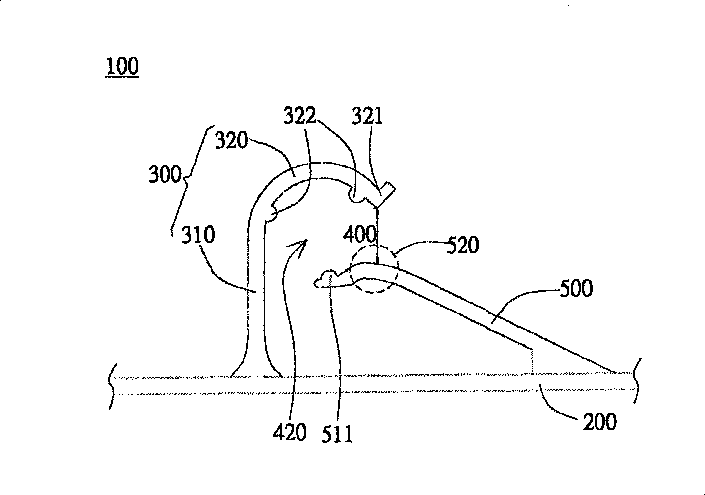 Light tube positioning device and back light module unit using the same