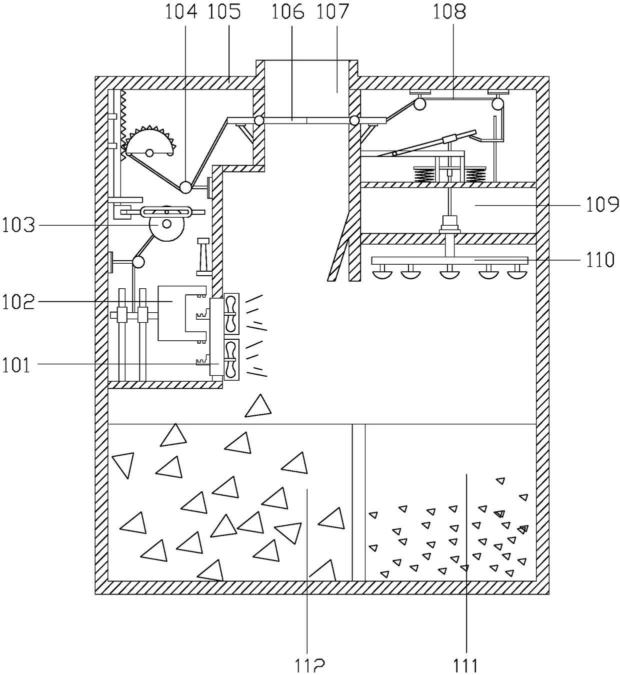 Table and chair board chamfering machining device