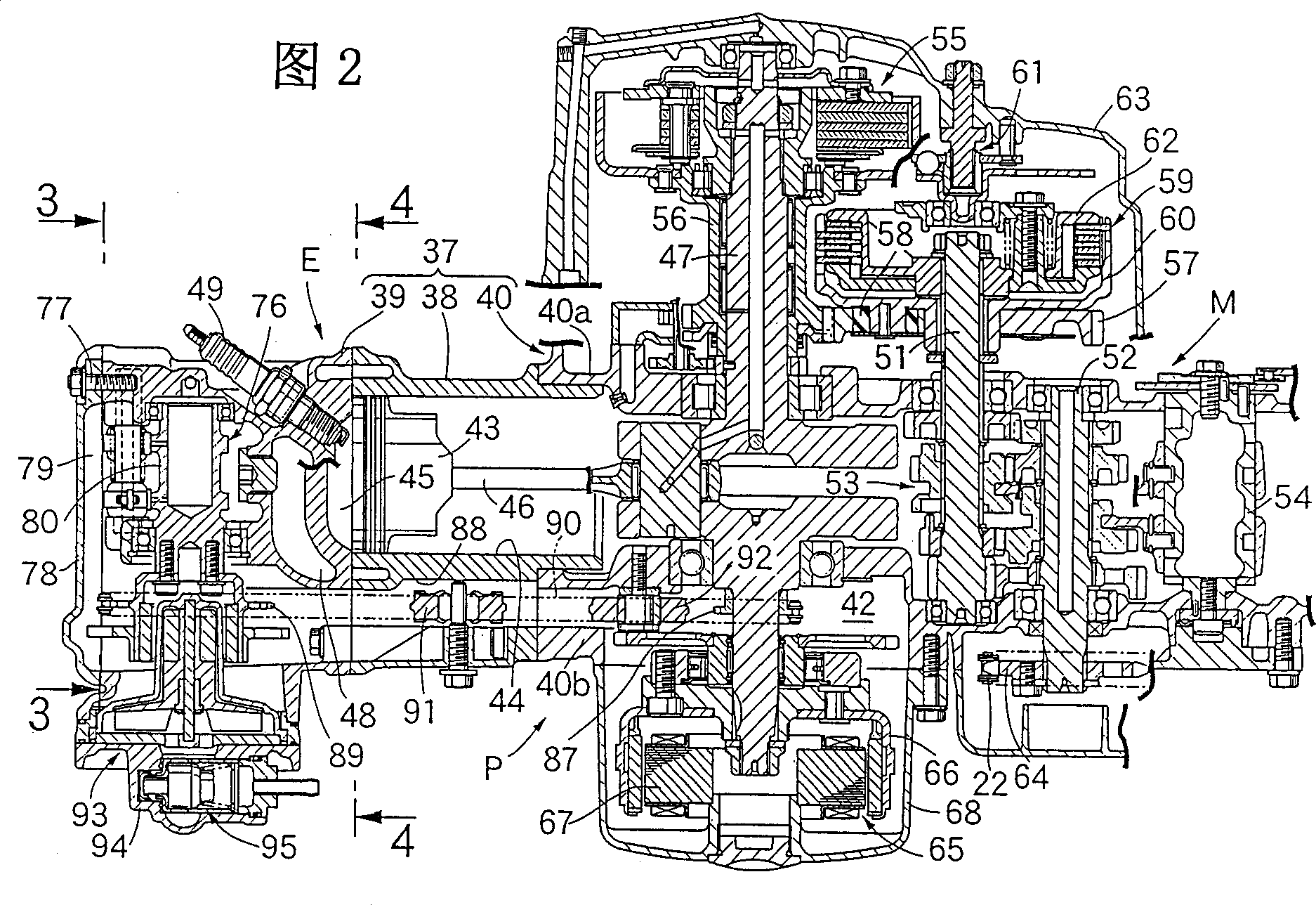 Spark-ignition four-stroke engine