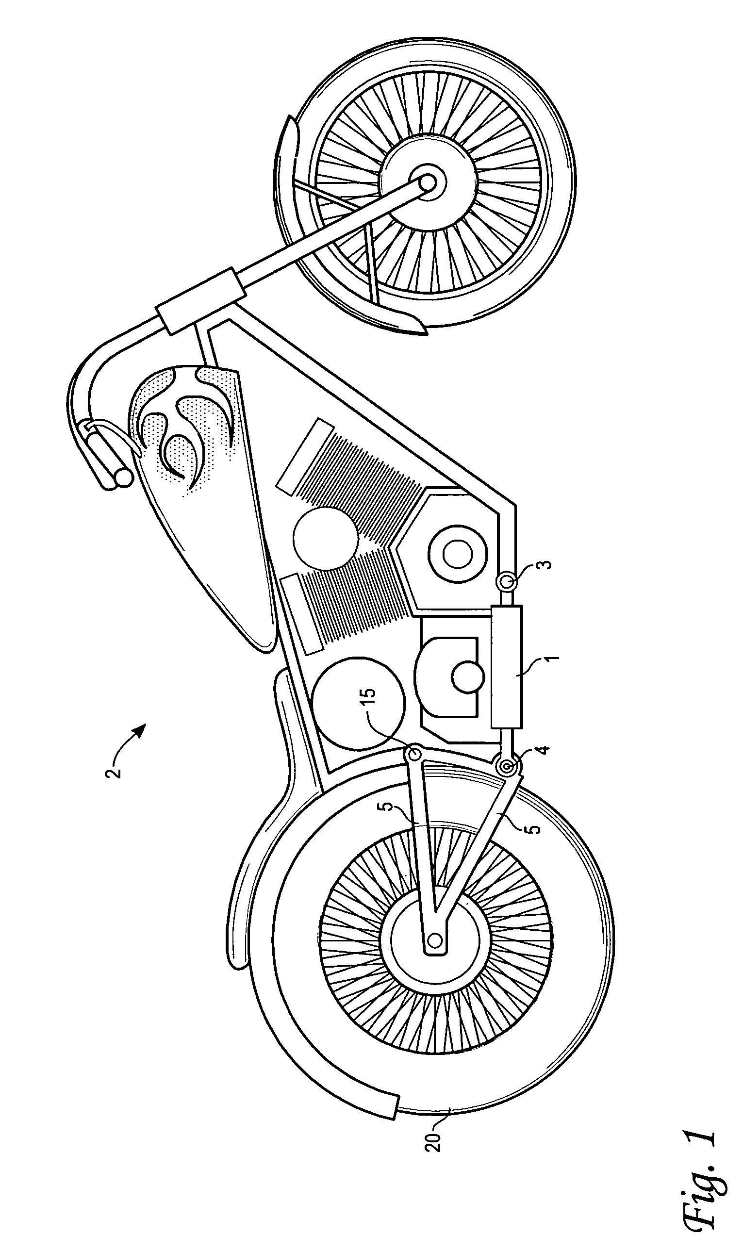 Pull-type suspension