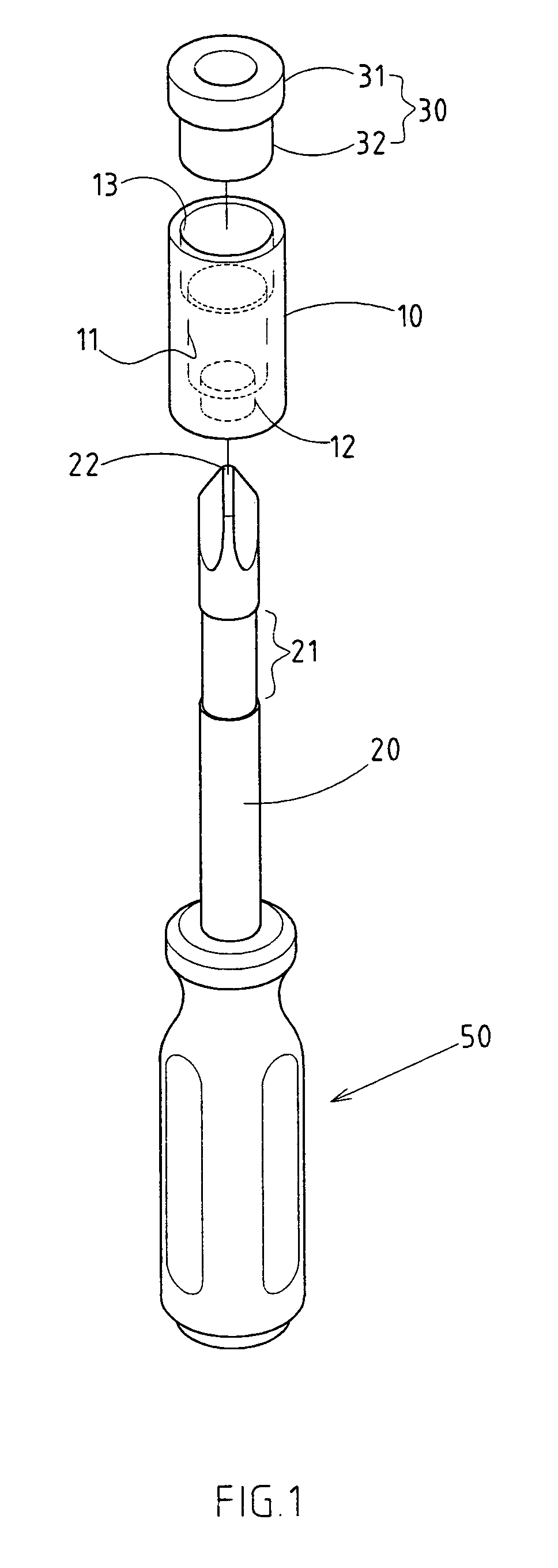 Slip-resistant magnetic sheath for a screwdriver