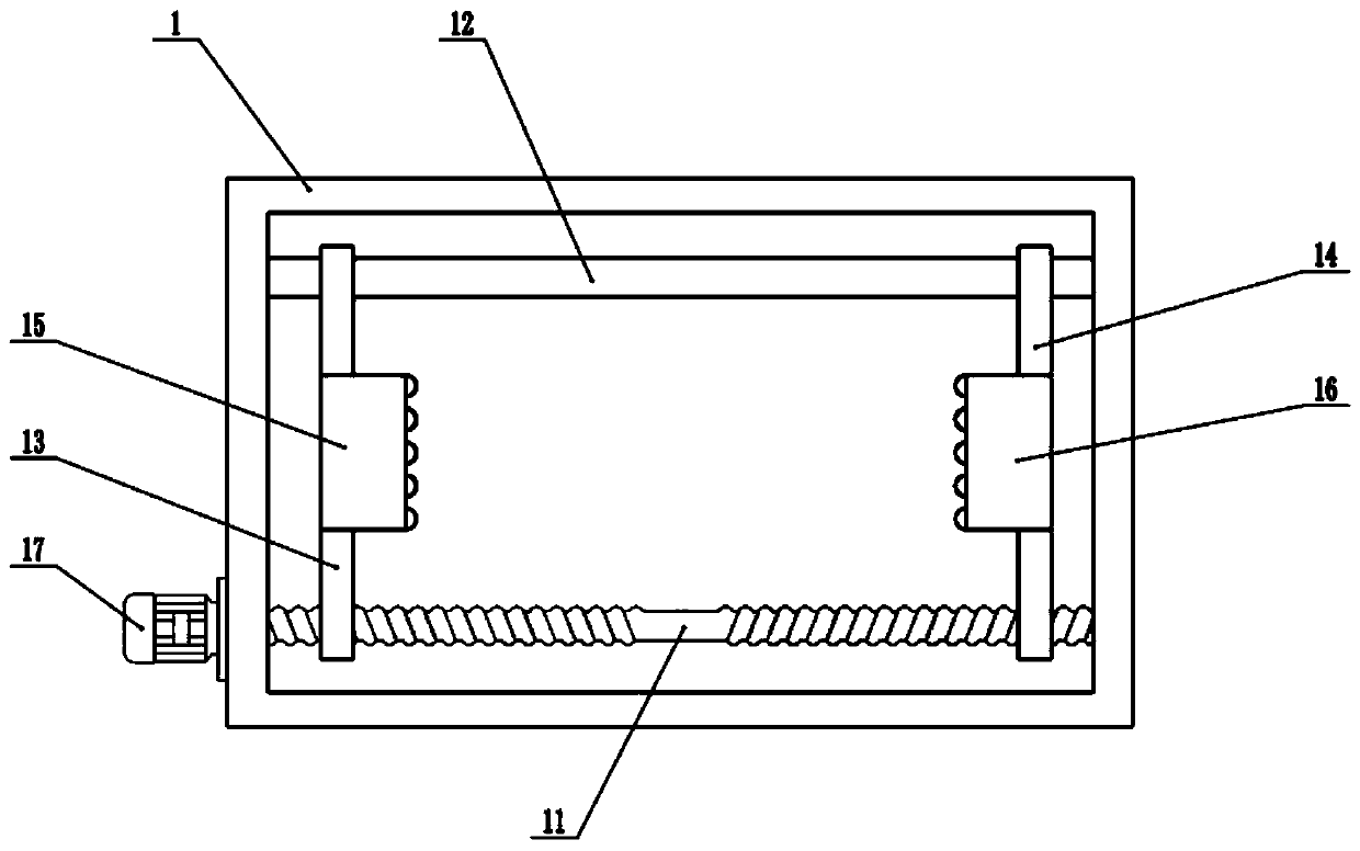 Clamping workbench for electric push rod machining