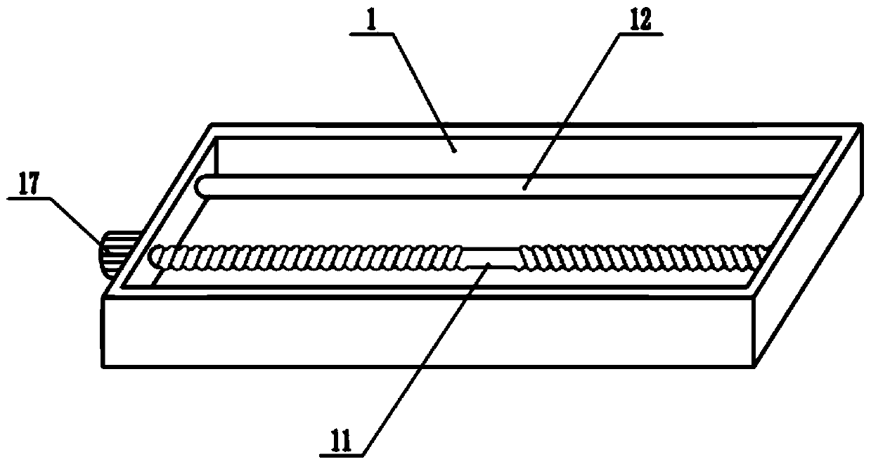 Clamping workbench for electric push rod machining