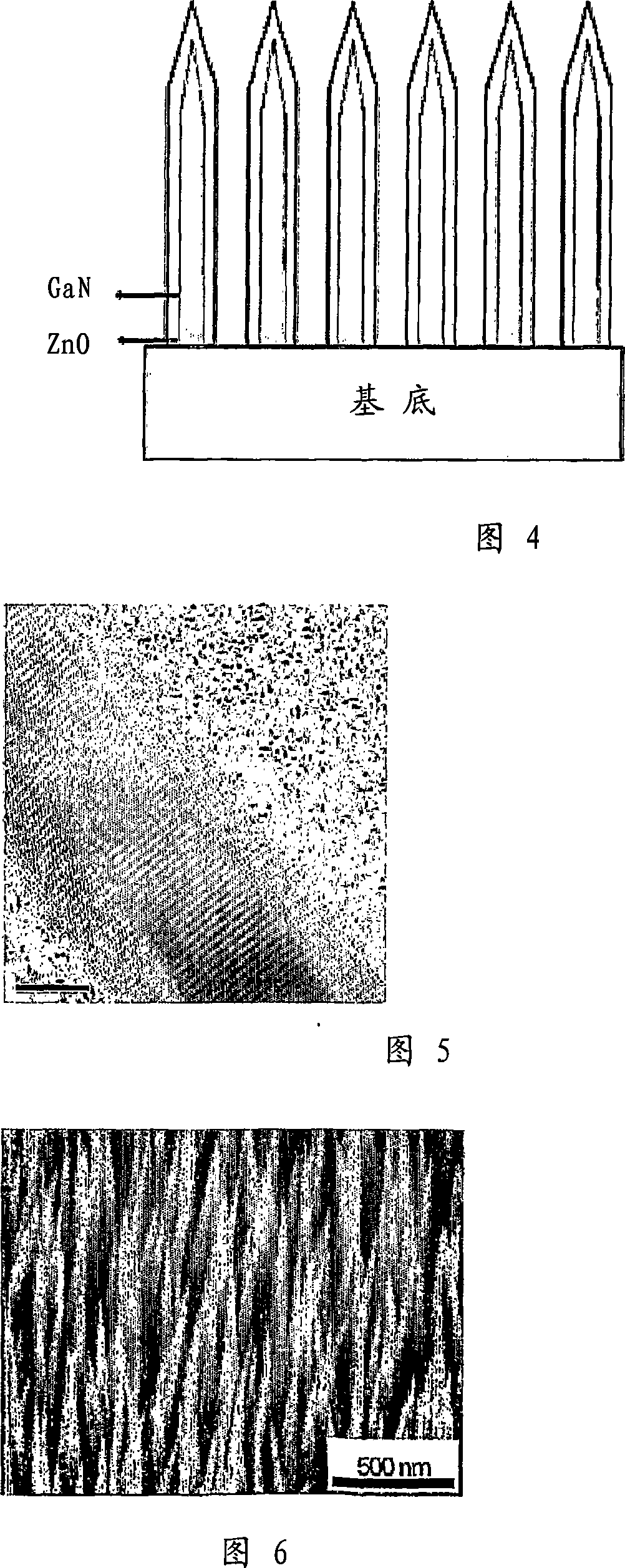 Near-field photocatalyst containing zinc bloom nanometer line