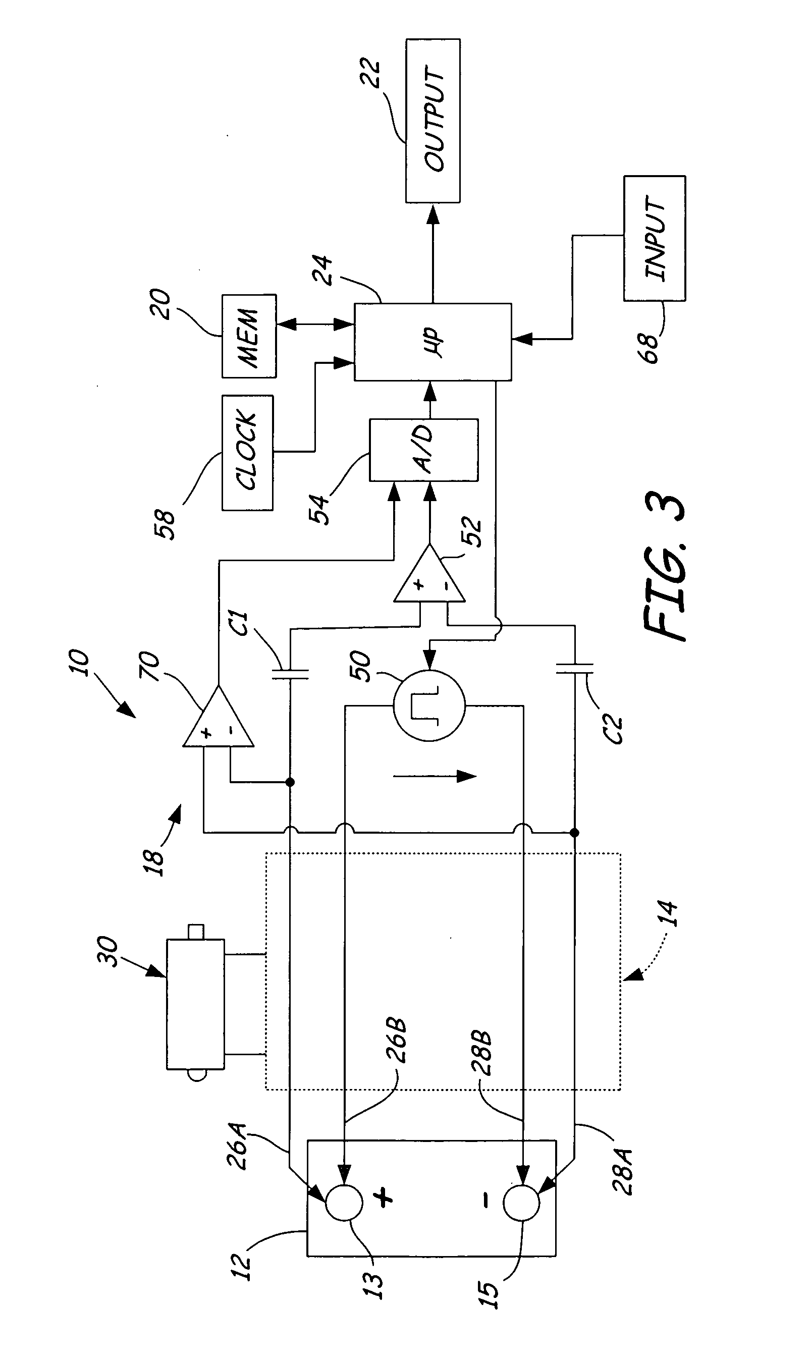 Electronic battery tester with probe light