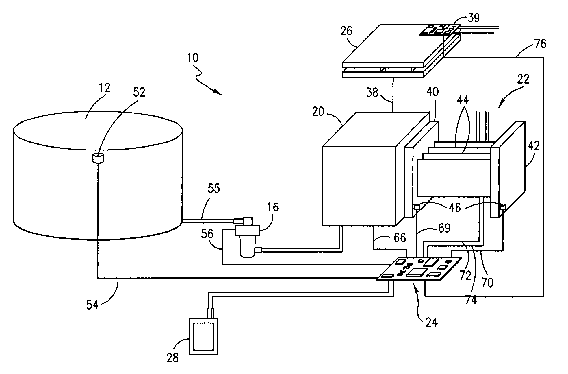 Fuel flexible thermoelectric micro-generator with micro-turbine