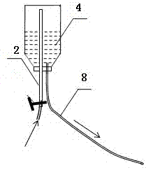 Sampling device for measuring water body release gas phase