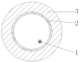 Vibration sensing optical cable and use method thereof