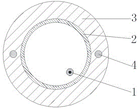 Vibration sensing optical cable and use method thereof