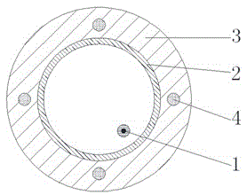 Vibration sensing optical cable and use method thereof