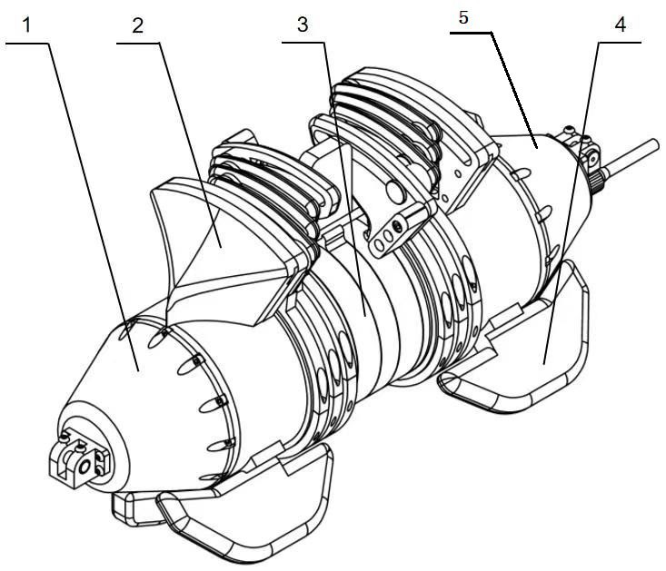 Pipeline dredging device