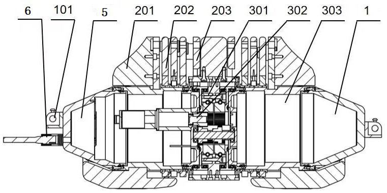 Pipeline dredging device