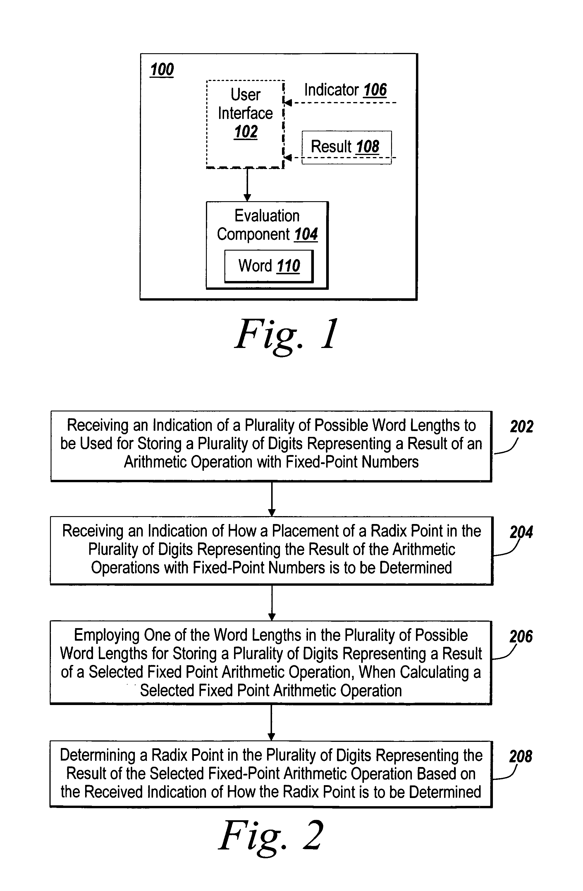 System and methods for determining attributes for arithmetic operations with fixed-point numbers