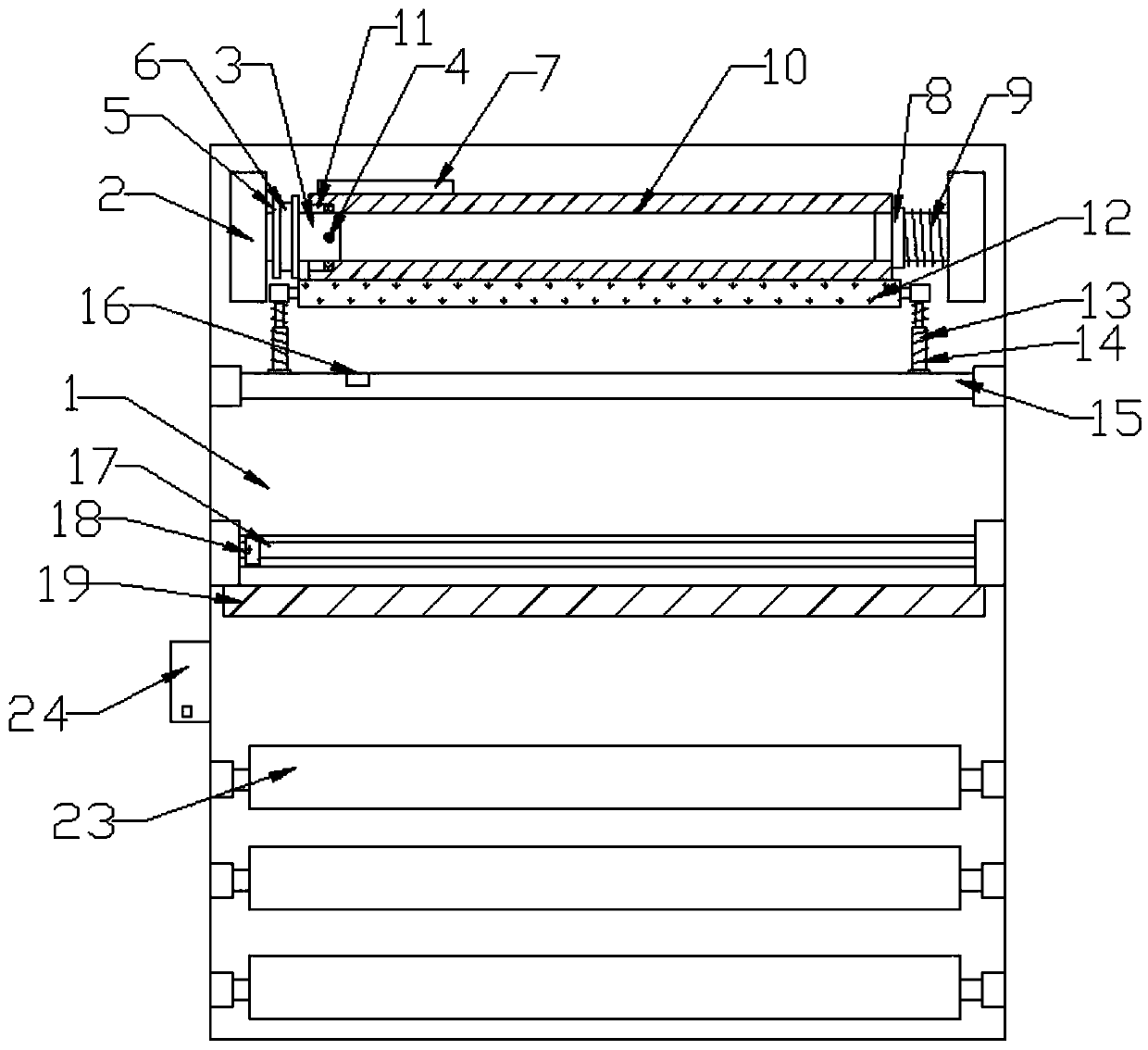 BOPP film winding device