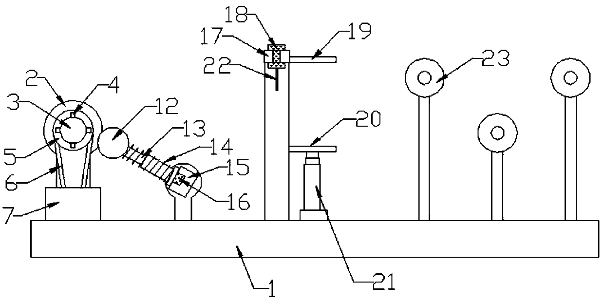 BOPP film winding device