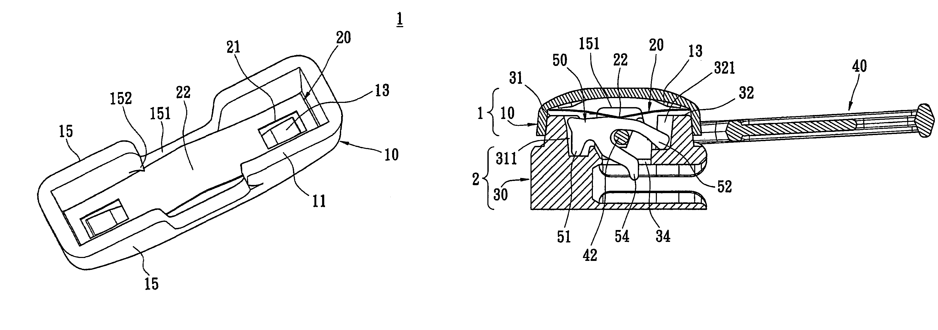 Cap structure for zipper