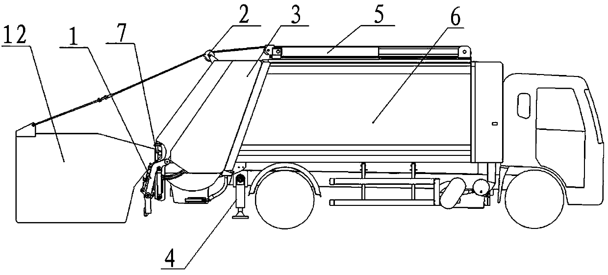 Dual-model loading garbage truck