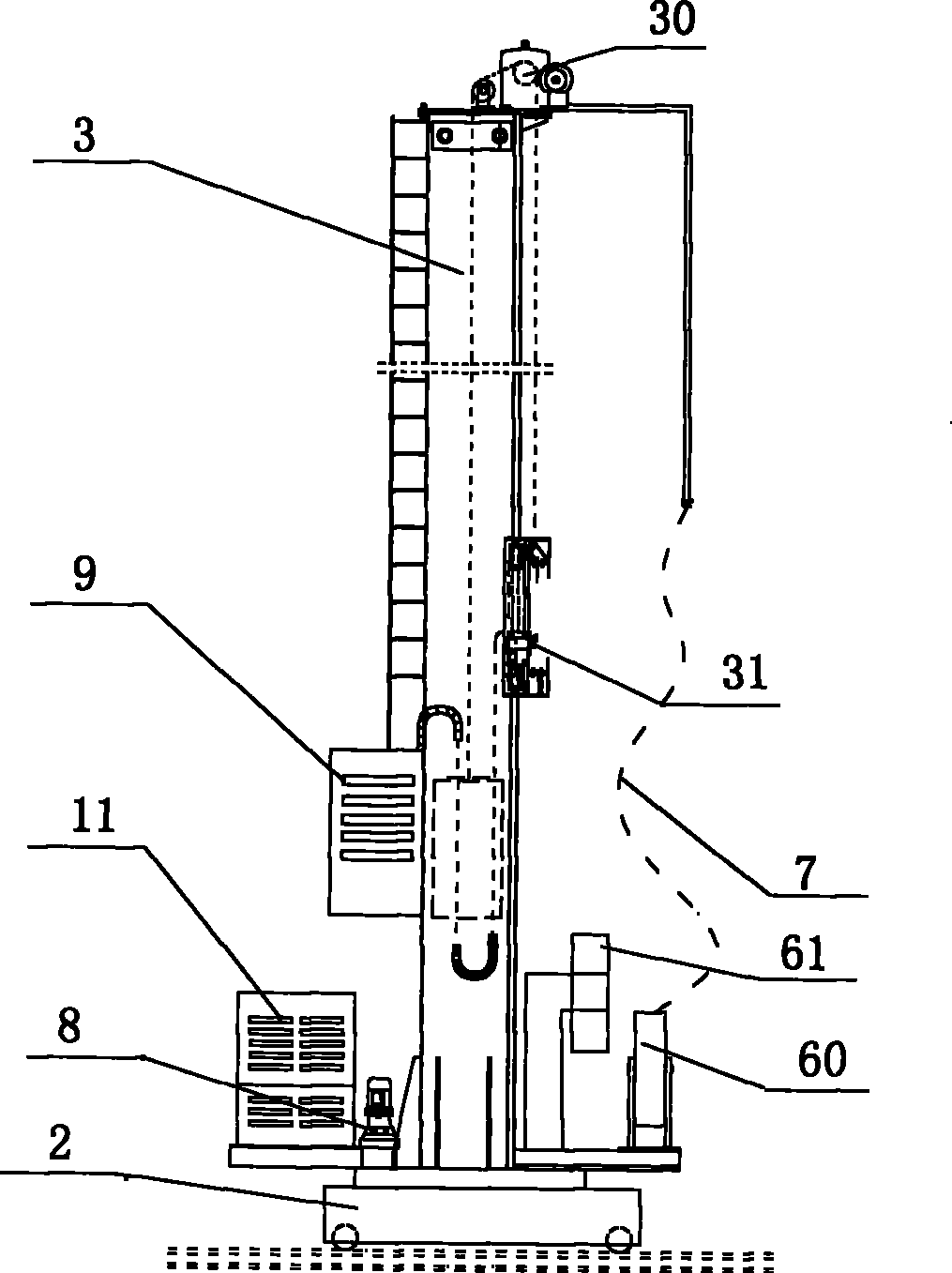 Double arc four wire automatic arc-submerging welder and manufacture method thereof